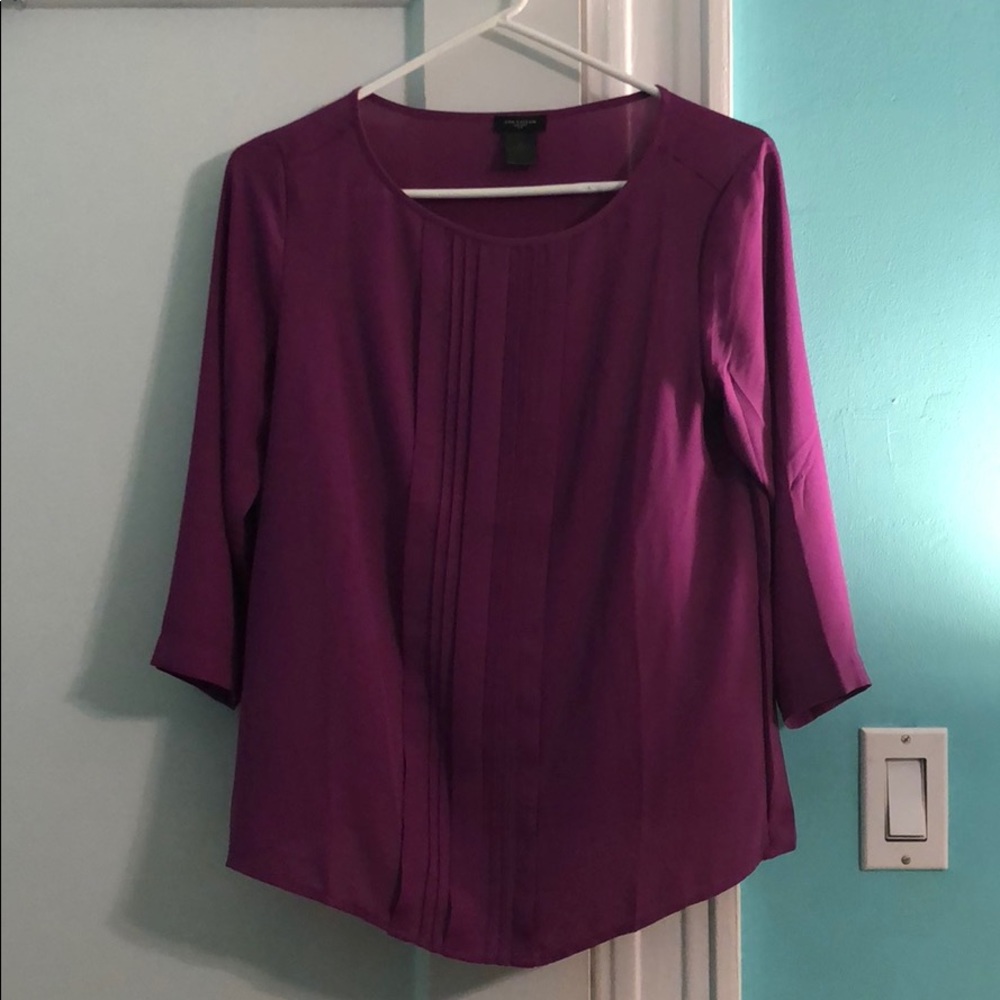 Purple blouse